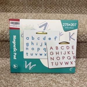 Double-Sided Alphabet Magnetic Pad